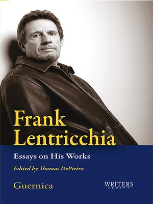 cover image of Frank Lentricchia